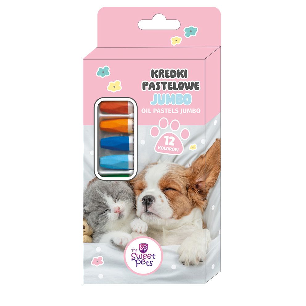 Pastele olejne Rexus The Sweet Pets 12 kol.