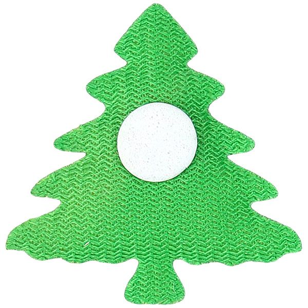 Ozdoba materiałowa Craft-Fun Series samoprzylepna Zielone choinki Titanum (BJ25042715)
