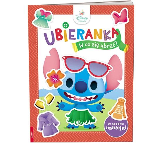 Książeczka edukacyjna Disney Maluch. Ubieranka. W co się ubrać? Ameet (MUB 9202)