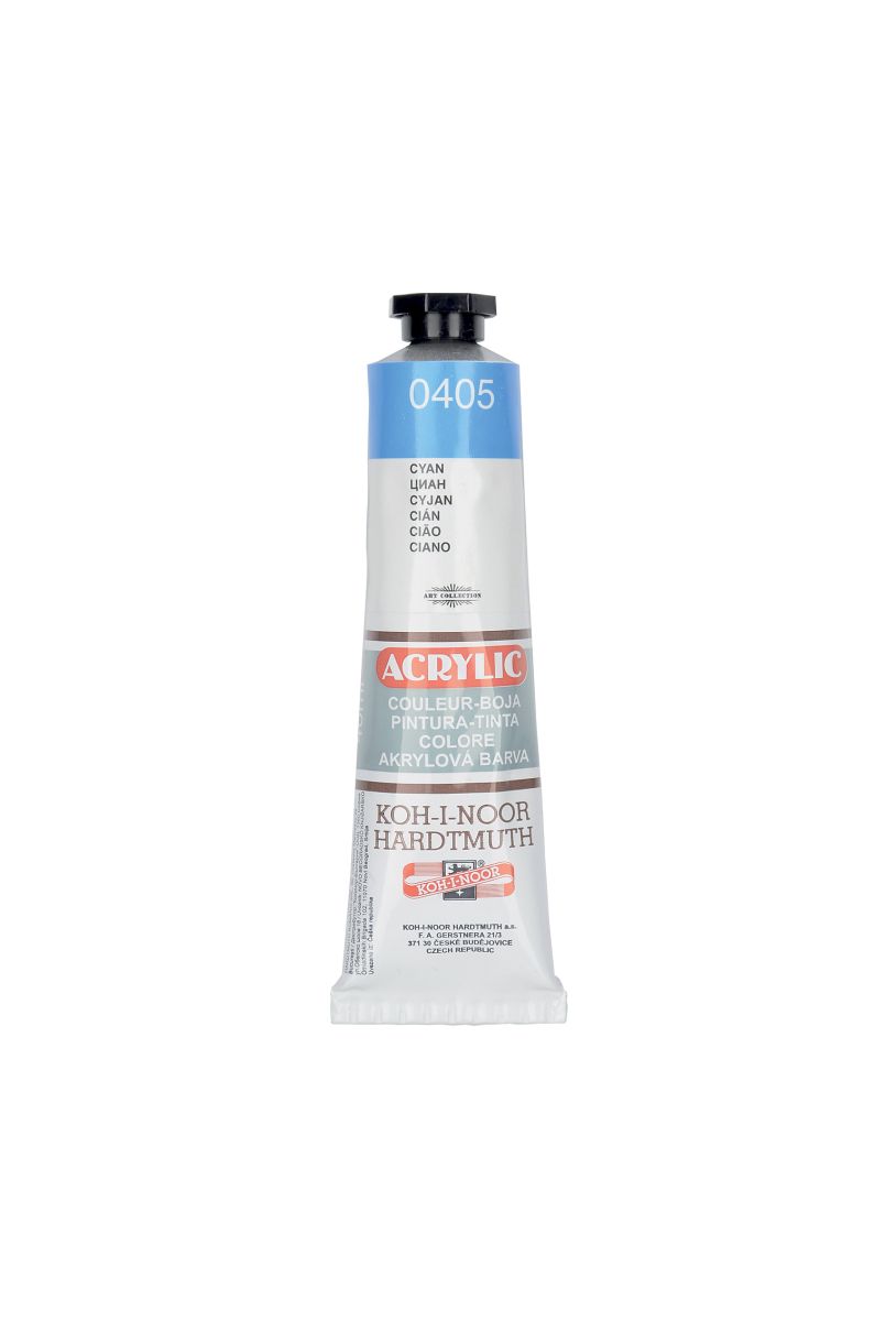 Farba akrylowa żółta kolor: cyan 40ml Koh-I-Noor (162710)
