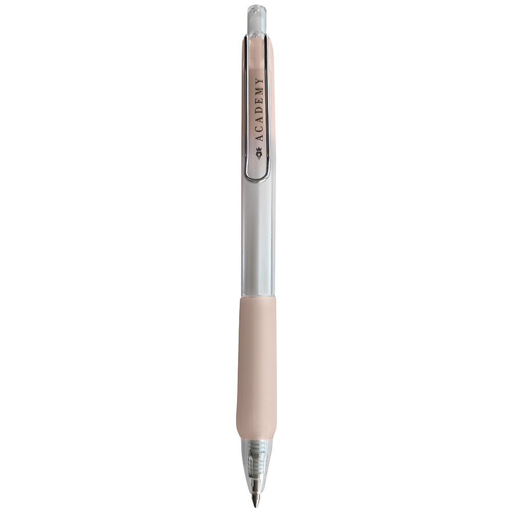 Długopis żelowy Interdruk PASTEL ACADEMY automatyczny SILKY z gripem niebieski 0,7mm (żelowy)