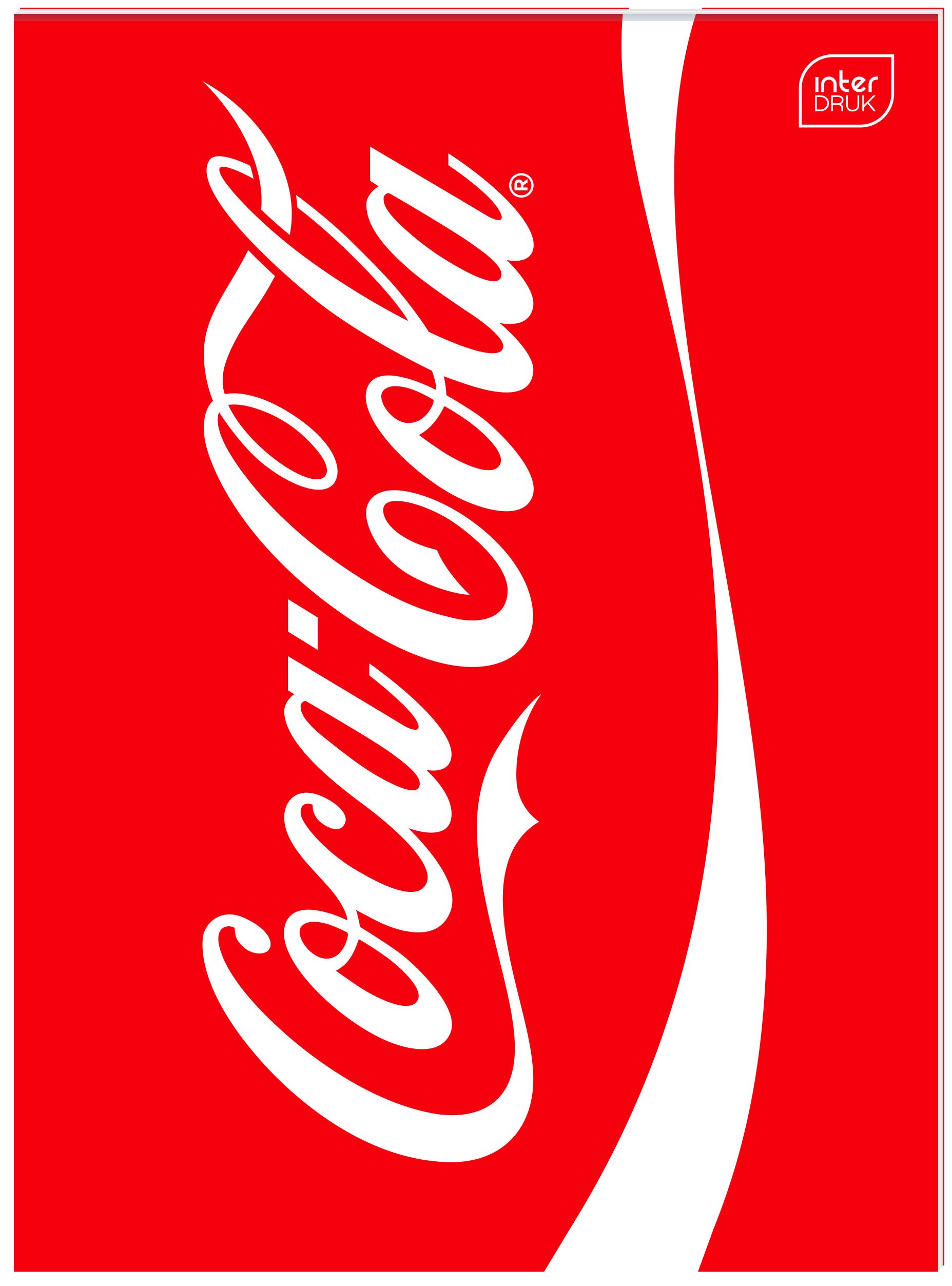Zeszyt tematyczny Interdruk COCA COLA MAT+UV A6 32k. krata (do słówek)
