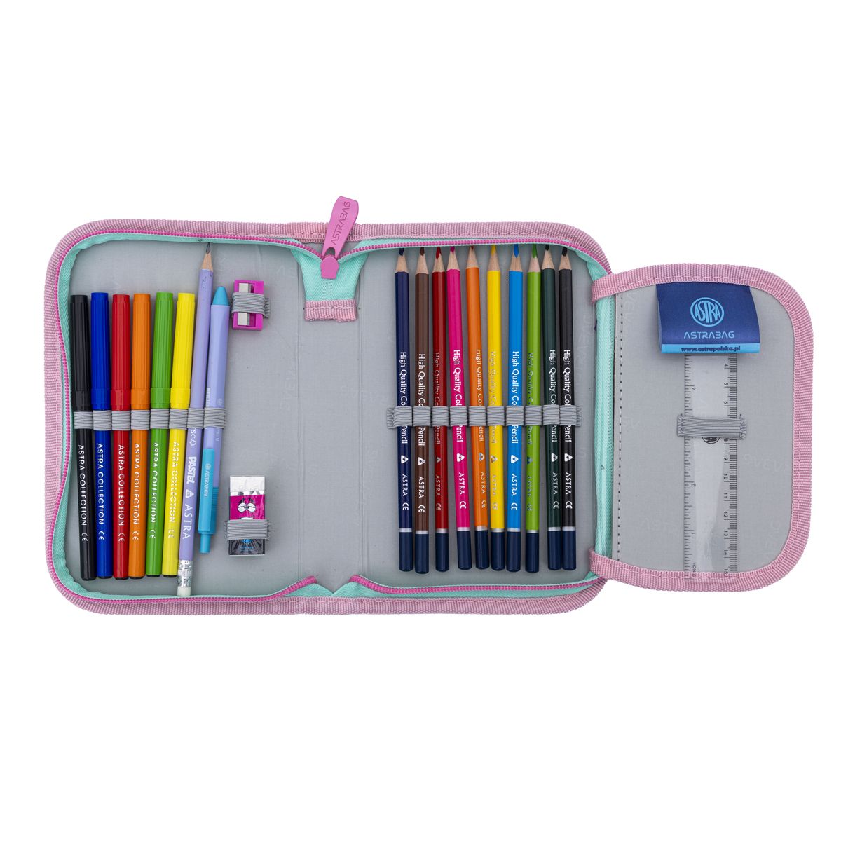 Piórnik Astrabag Minty Pandas Astra (503025012)
