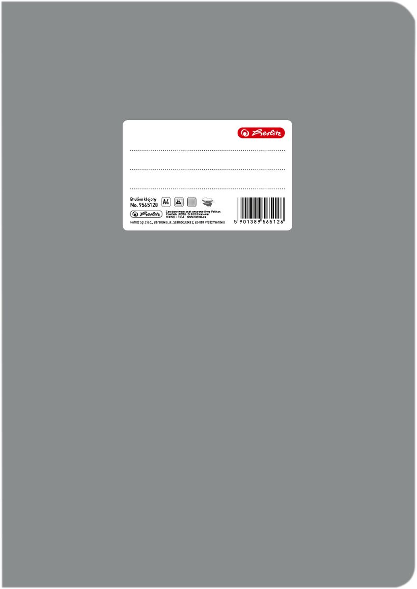 Brulion Herlitz Colors A4 96k. krata (9565128)