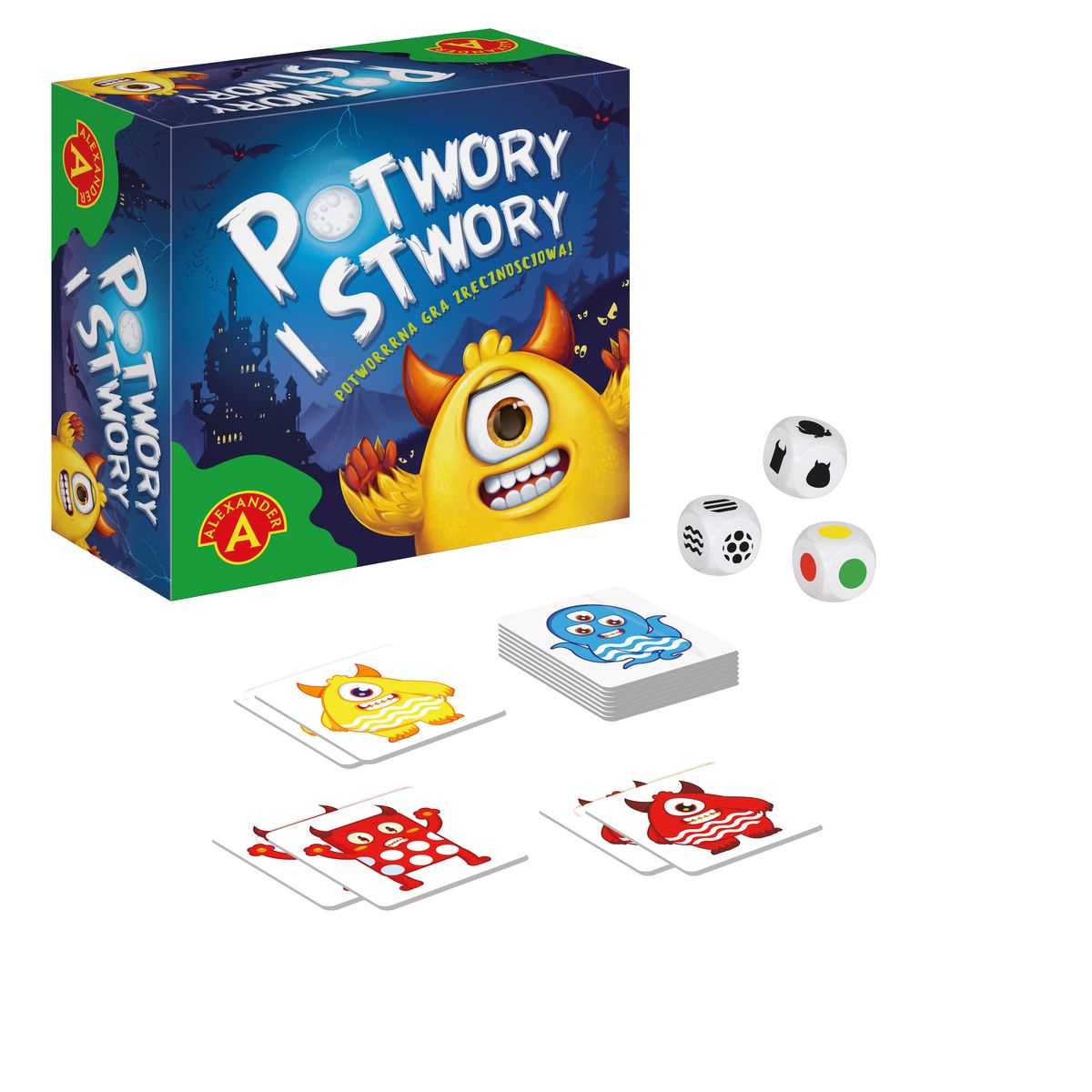 Gra edukacyjna Potwory i stwory Alexander (24357)