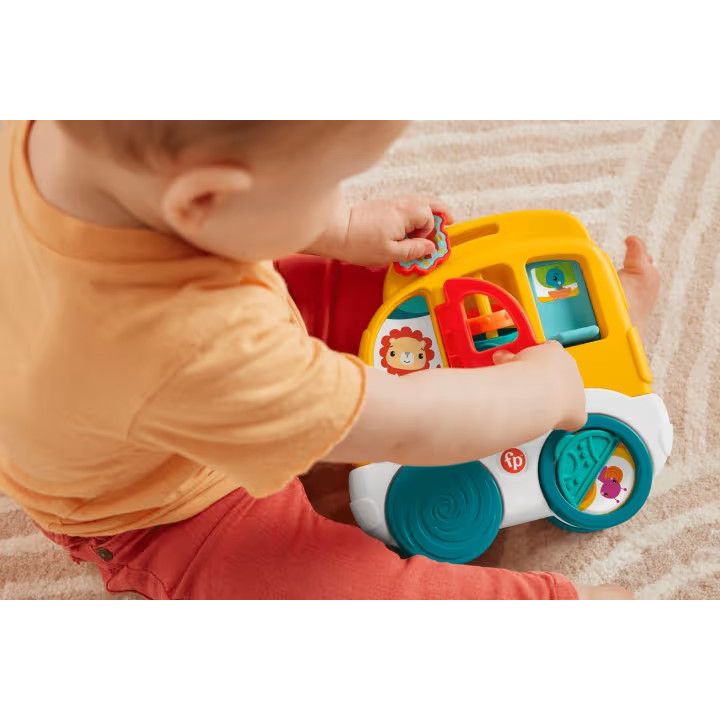 Zabawka edukacyjna Fisher Price aktywny domek/samochód (HXK32)