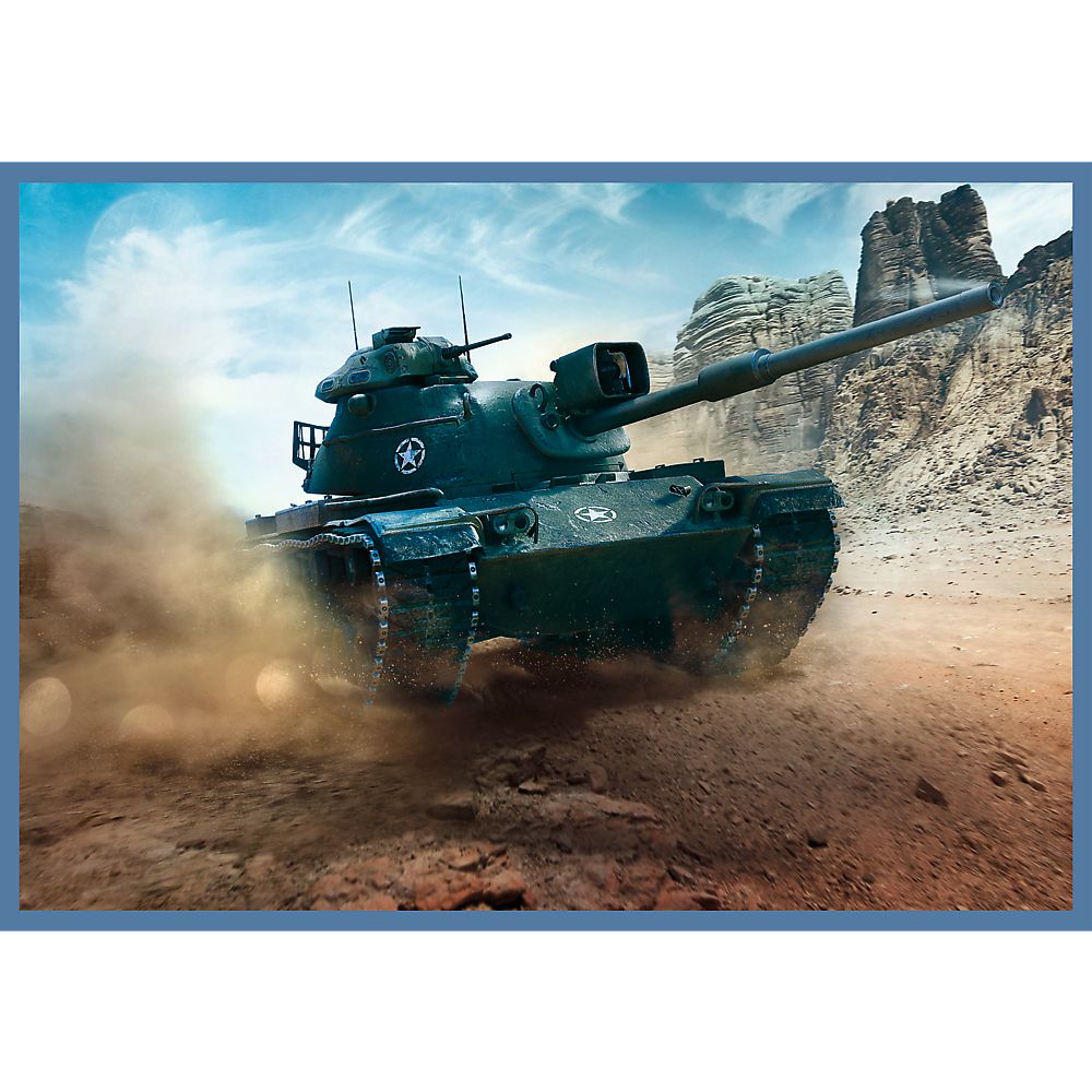 Puzzle Wielka bitwa czołgów 4x250 el. Trefl (13347)
