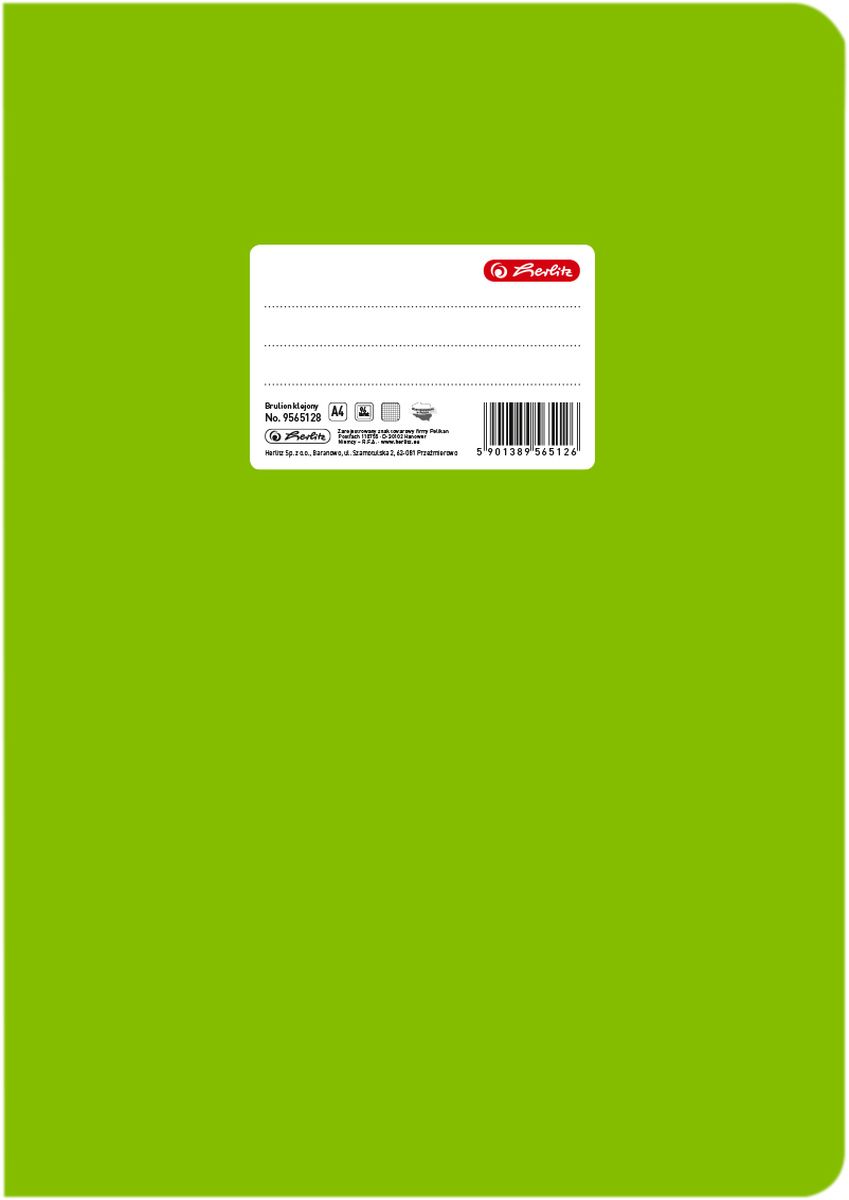Brulion Herlitz Colors A4 96k. krata (9565128)