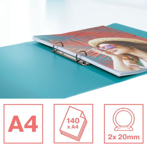 Segregator ringowy Colour Breeze A4 25mm niebieski Esselte (626242)