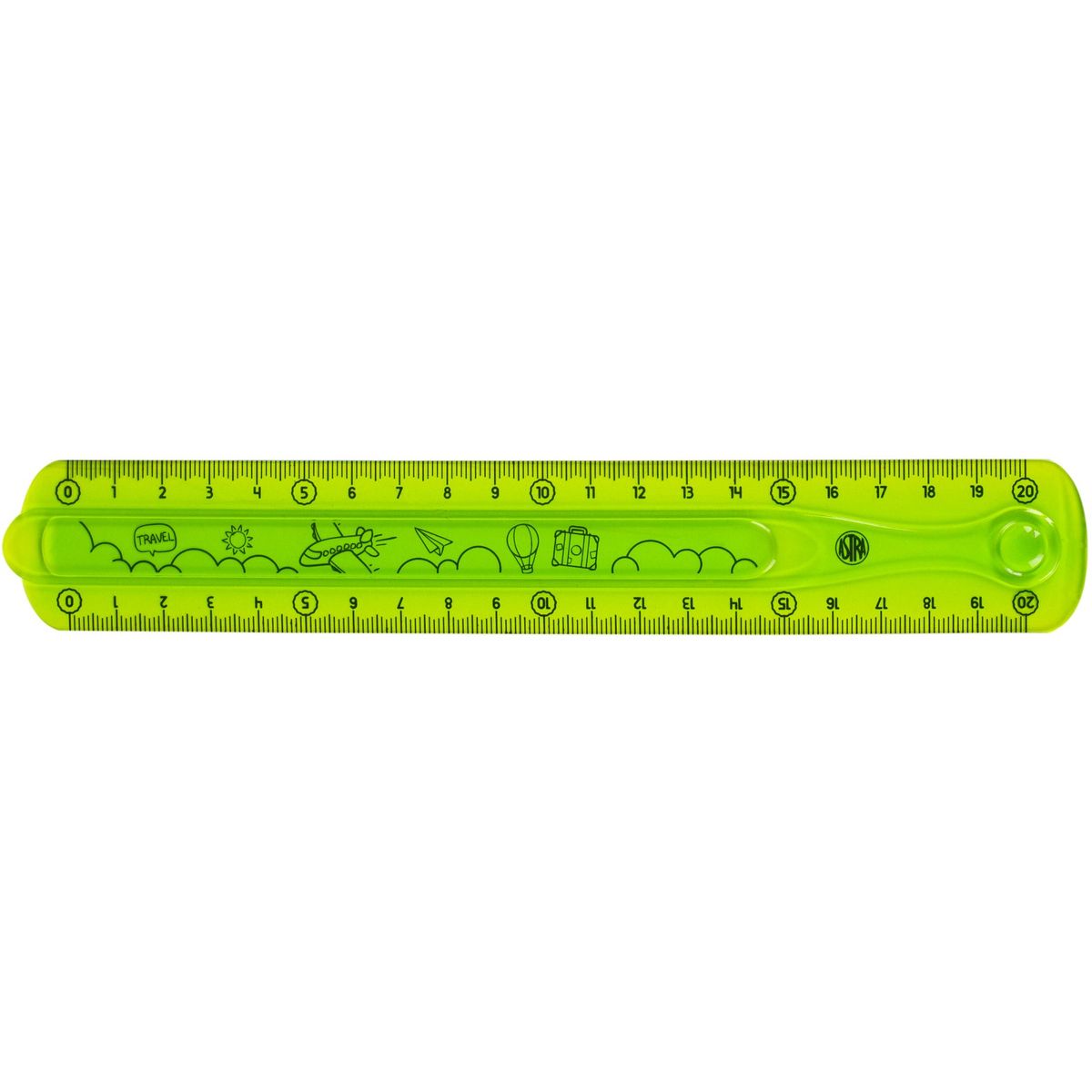 Linijka plastik Top 2000 FLEXI 20cm (424120003)