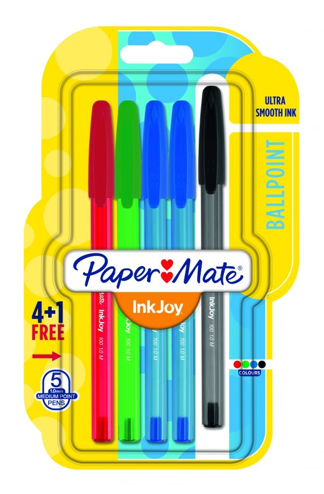 Długopis Paper Mate INKJOY 1956735 mix 0,3mm (mix 5 szt)