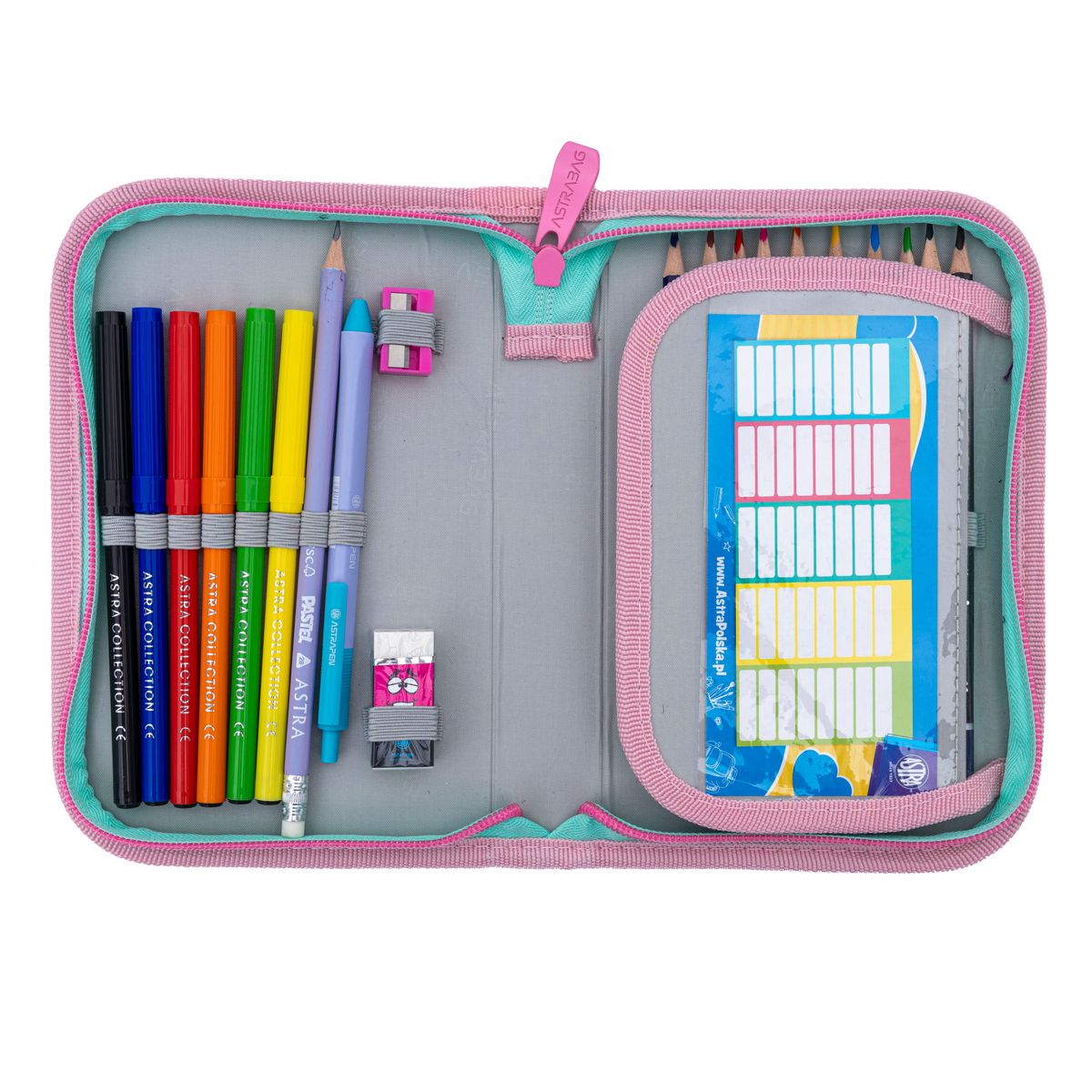 Piórnik Astrabag Minty Pandas Astra (503025012)