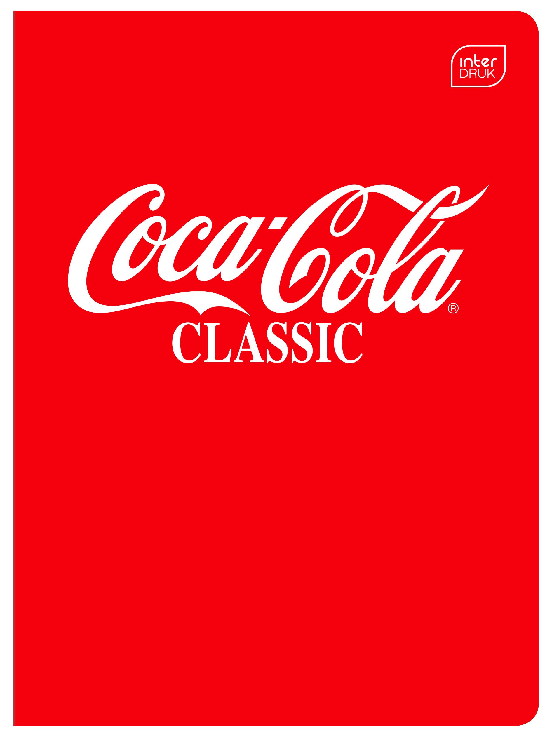 Zeszyt Interdruk HYBRID COCA COLA A5 60k. 70g linia