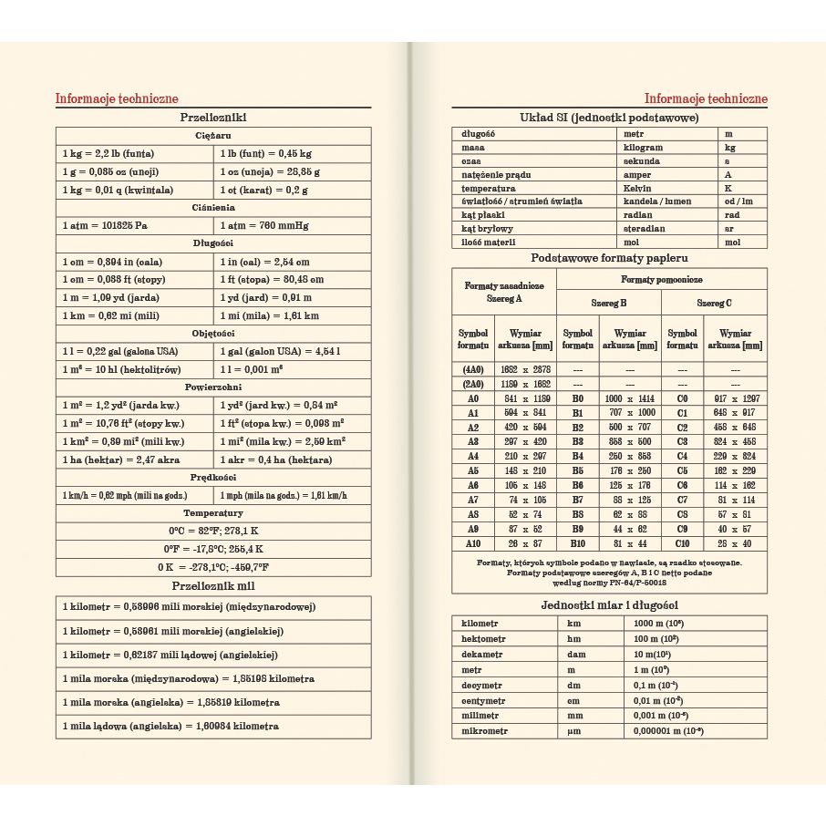 Kalendarz książkowy (terminarz) A6 Lucrum (TS11)
