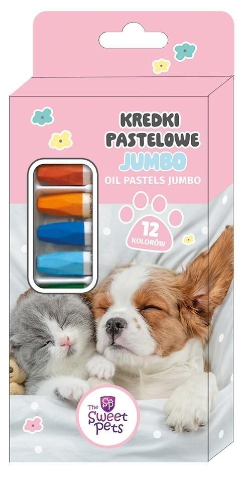 Pastele olejne Rexus The Sweet Pets 12 kol.