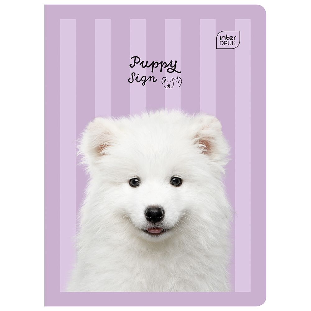 Zeszyt Interdruk PUPPY SIGN A5 32k. 70g linia kolor