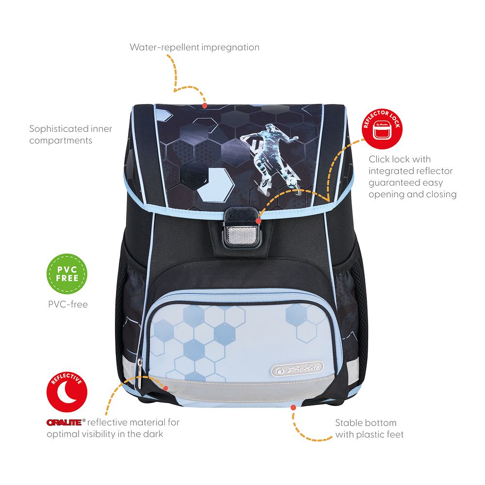 Plecak Herlitz Loop+ Cyber Soccer (400196501)