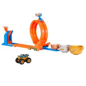 Tor wyścigowy Hot Wheels City pętla skok po trofeum (JBX64)