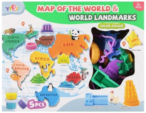 Masa plastyczna dla dzieci świat mix Mega Creative (567760)