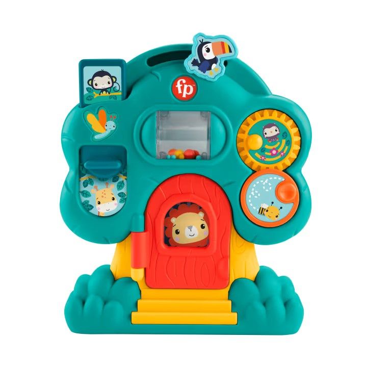 Zabawka edukacyjna Fisher Price aktywny domek/samochód (HXK32)