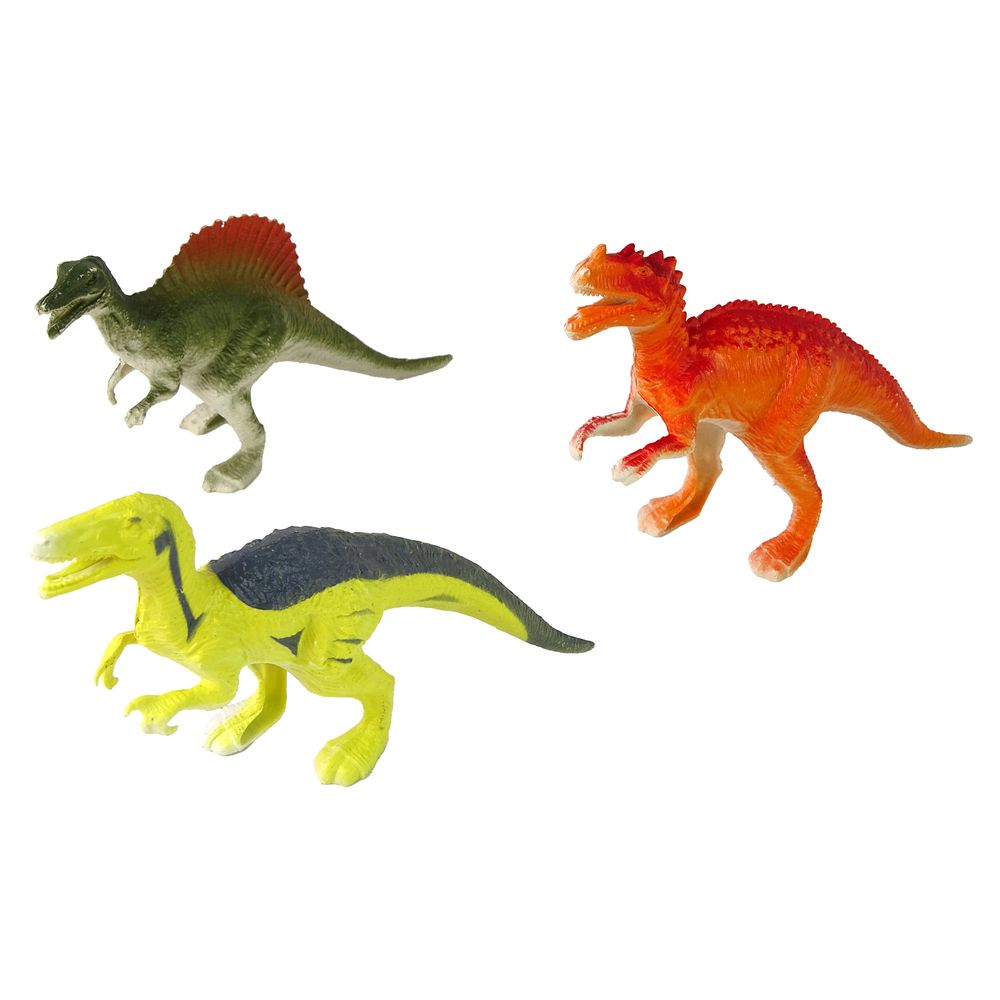 Figurka Zestaw Figurek Dinozaurów 9 sztuk Kolorowe wkład Lean (14813)