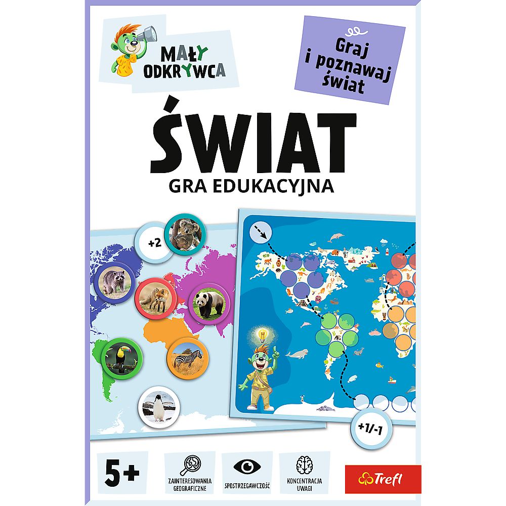 Gra edukacyjna Mały odkrywca Trefl (02807)