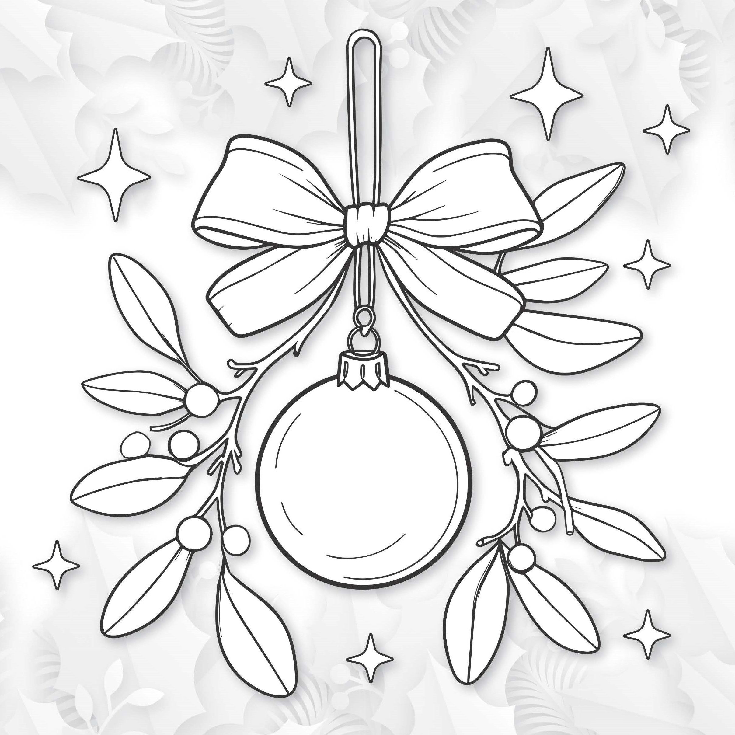 Kolorowanka Idą Święta 3D