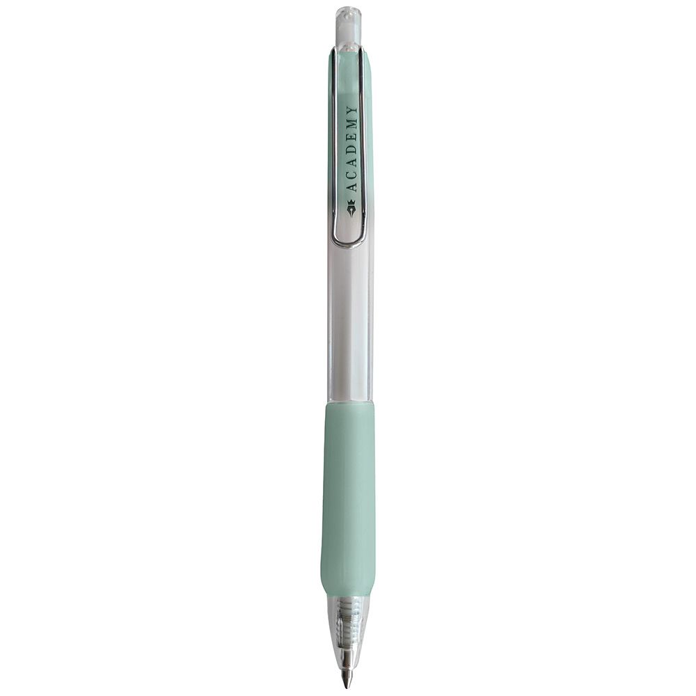 Długopis żelowy Interdruk PASTEL ACADEMY automatyczny SILKY z gripem niebieski 0,7mm (żelowy)