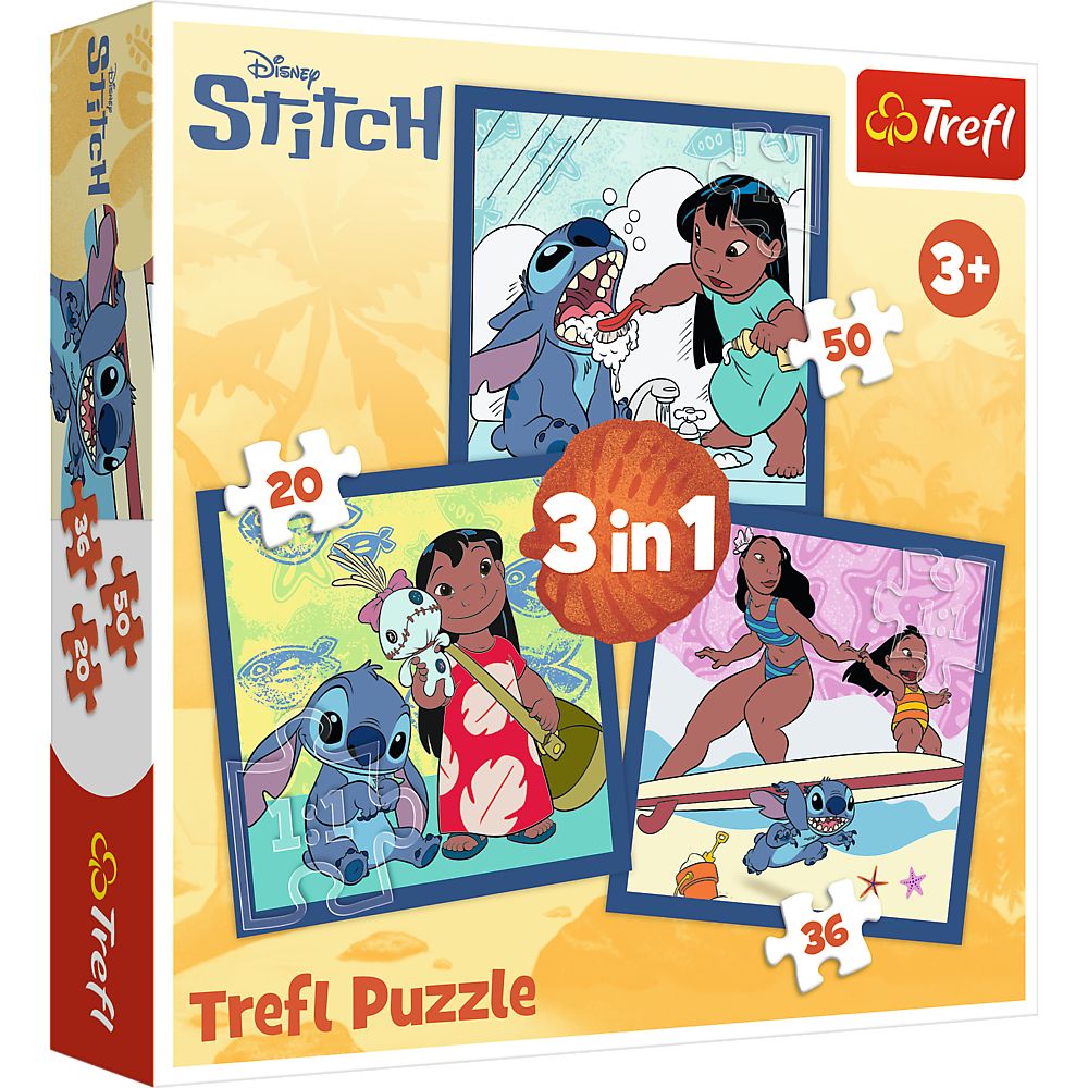 Puzzle Stitch 3w1 el. Trefl (34896)