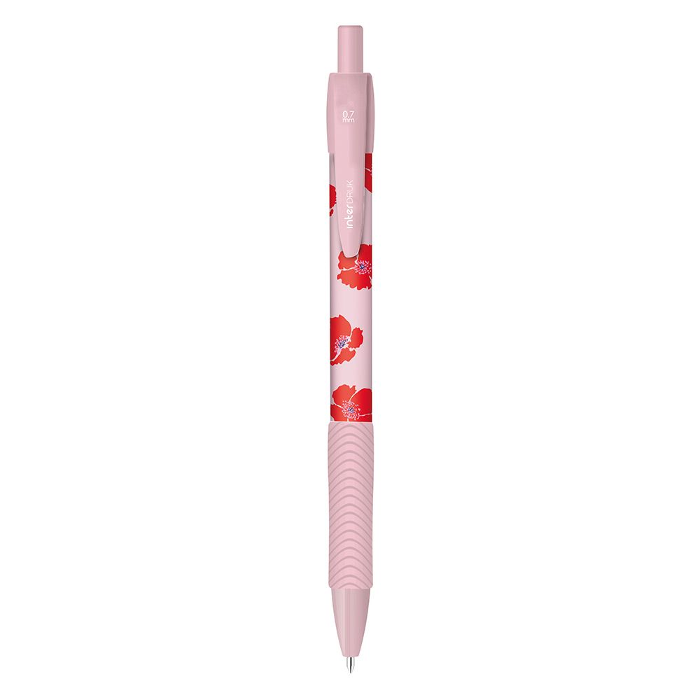 Długopis wymazywalny Interdruk TUTTO BELLO z gripem niebieski 0,7mm (żelowy)