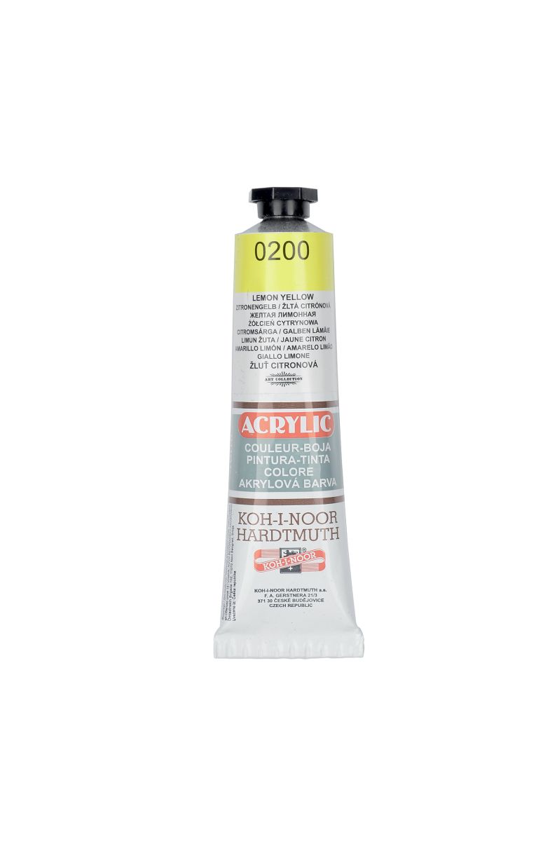 Farba akrylowa żółta kolor: żółty 40ml Koh-I-Noor (162712)