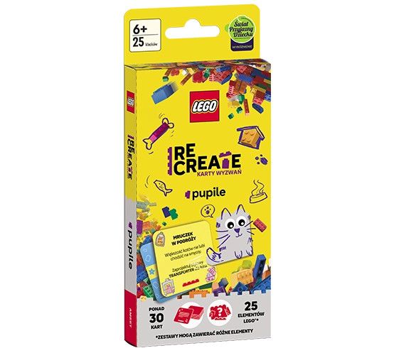 Książeczka edukacyjna LEGO® Recreate. Karty Wyzwań. Pupile Ameet (ACP 6610)