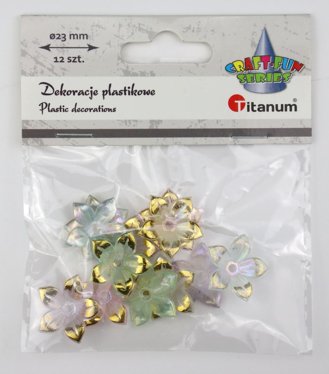 Ozdoba akrylowa Kwiatki Titanum Craft-Fun (25NR002)