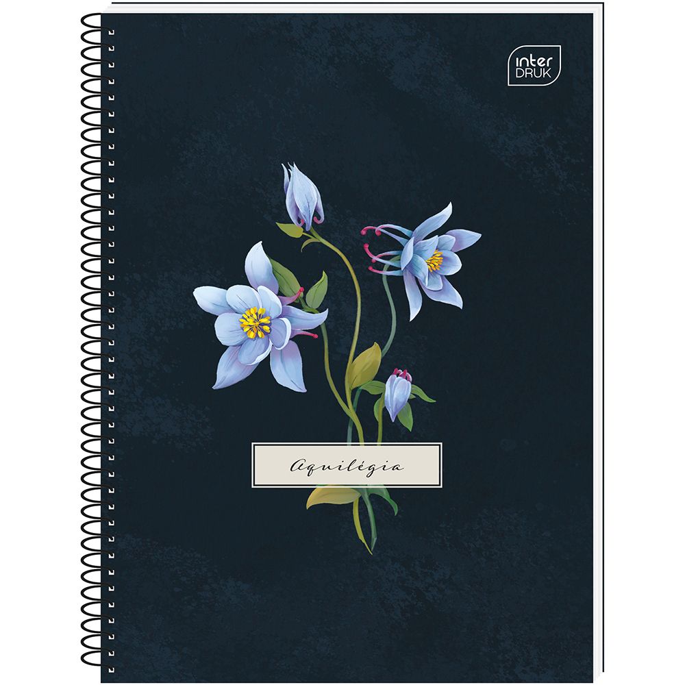 Kołozeszyt (kołobrulion) Interdruk Hybrid Fiori A6 80k. 70g krata
