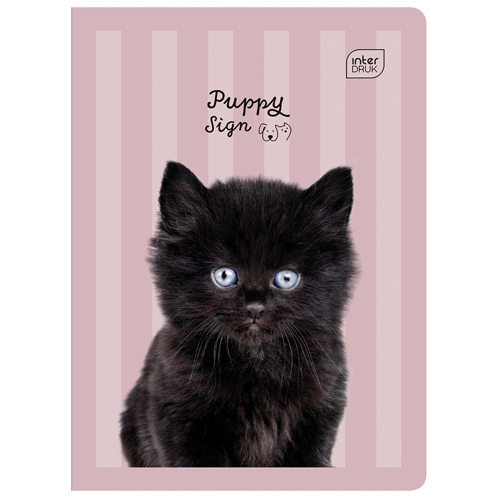 Zeszyt Interdruk PUPPY SIGN A5 32k. 70g linia kolor