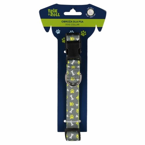 Gadżet Obroża dla psa 2 cm w łapki i kości Trik Roll (560692)