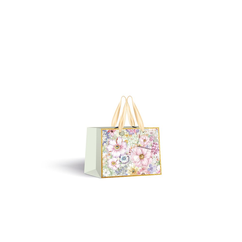 Torba prezentowa Interdruk GOLD 18x23x10 A5 (190g mała pozioma)
