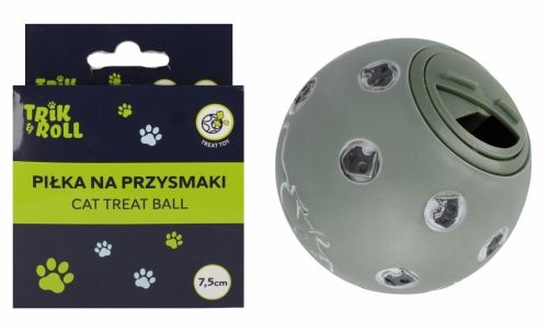 Gadżet Piłka dla kota na przysmaki 7,5cm Trik Roll (560733)