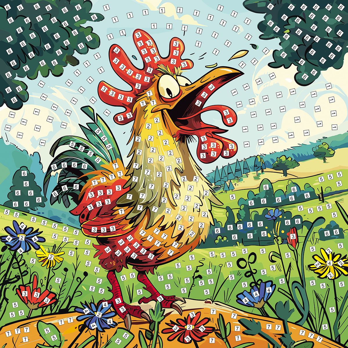 Mozaika kogut Fun&Joy