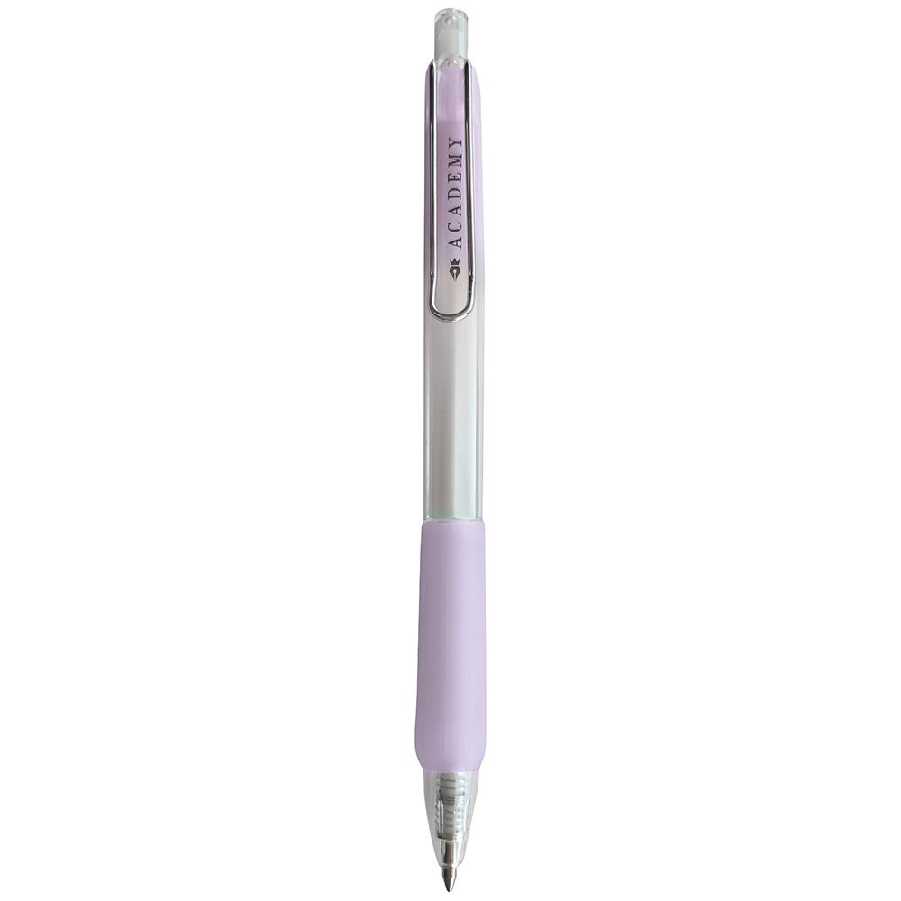 Długopis żelowy Interdruk PASTEL ACADEMY automatyczny SILKY z gripem niebieski 0,7mm (żelowy)