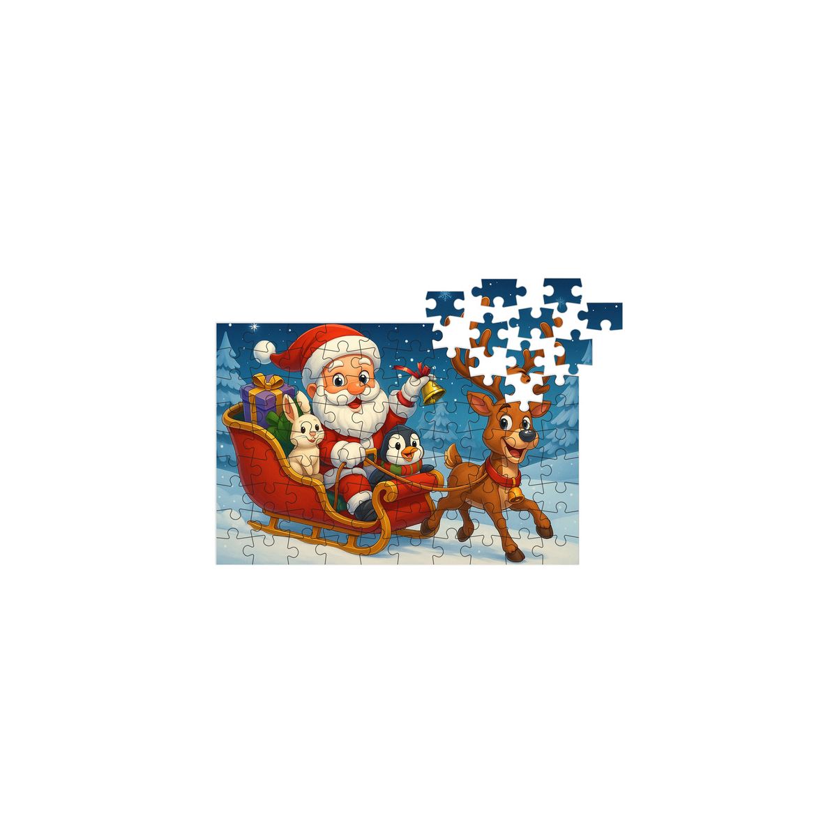Puzzle Jingle Ride with Santa 90 el. Alexander (50875)