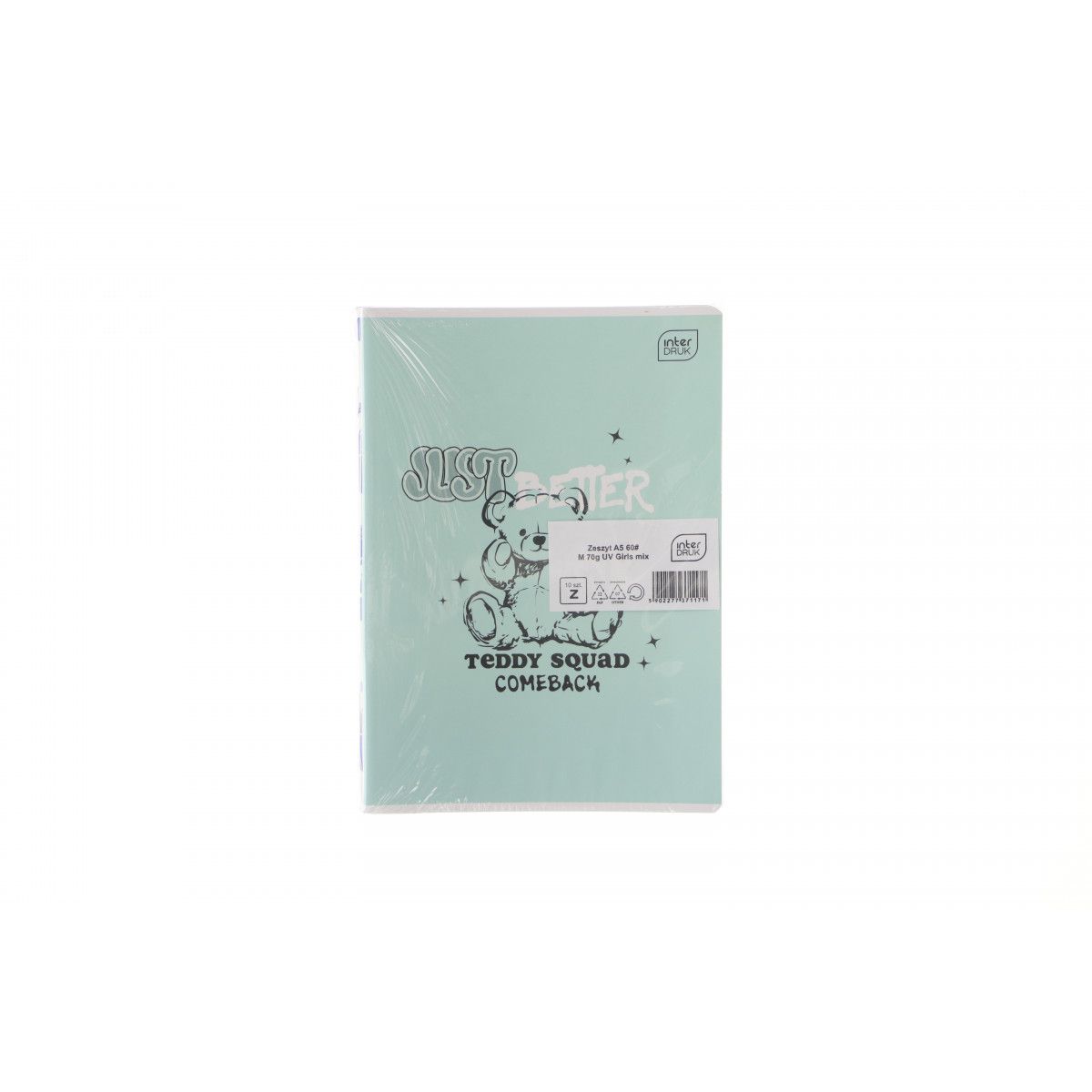 Zeszyt Interdruk GIRLS  mix A5 60k. 70g krata