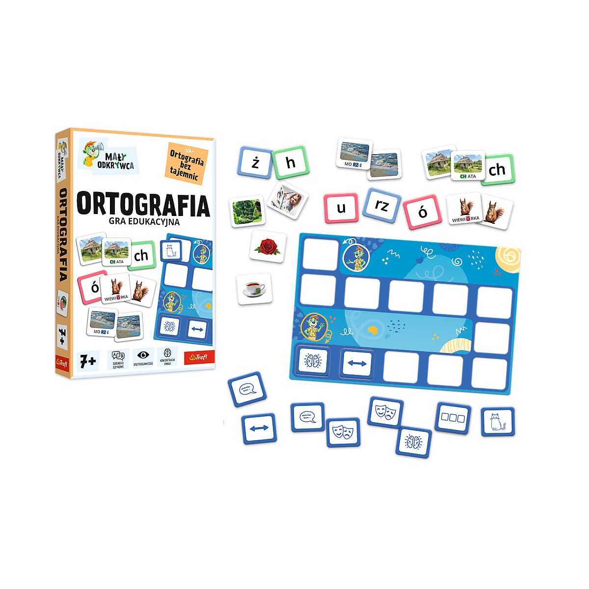 Gra edukacyjna Gabby Mały odkrywca Ortografia Trefl (02803)