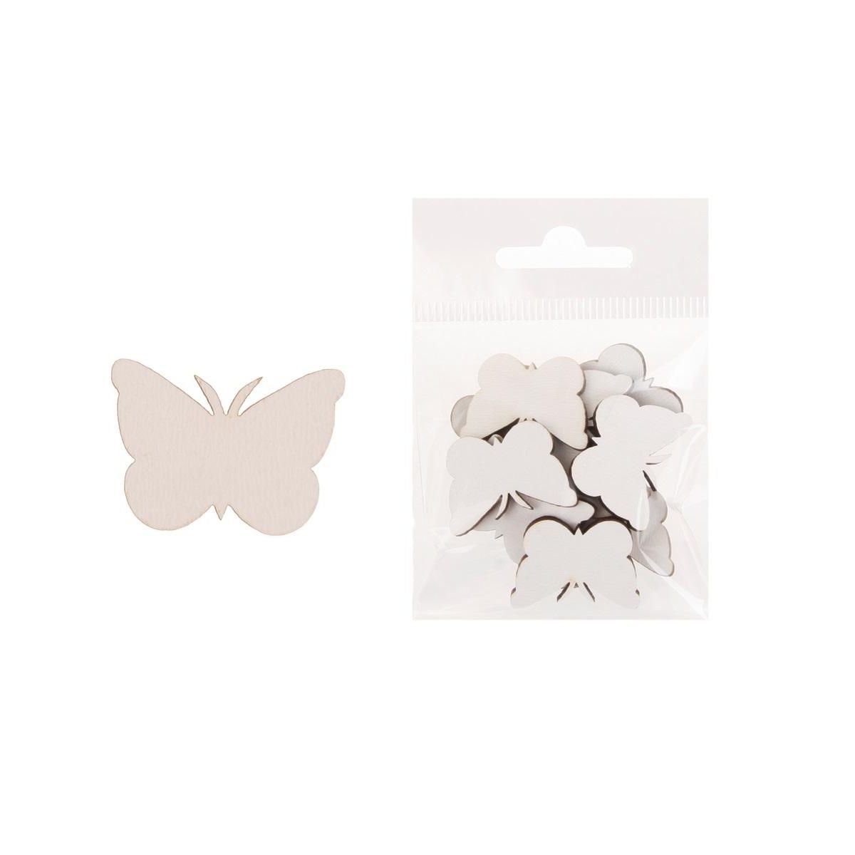 Ozdoba drewniana Sadpex MOTYL DRM112B (12 SZT)