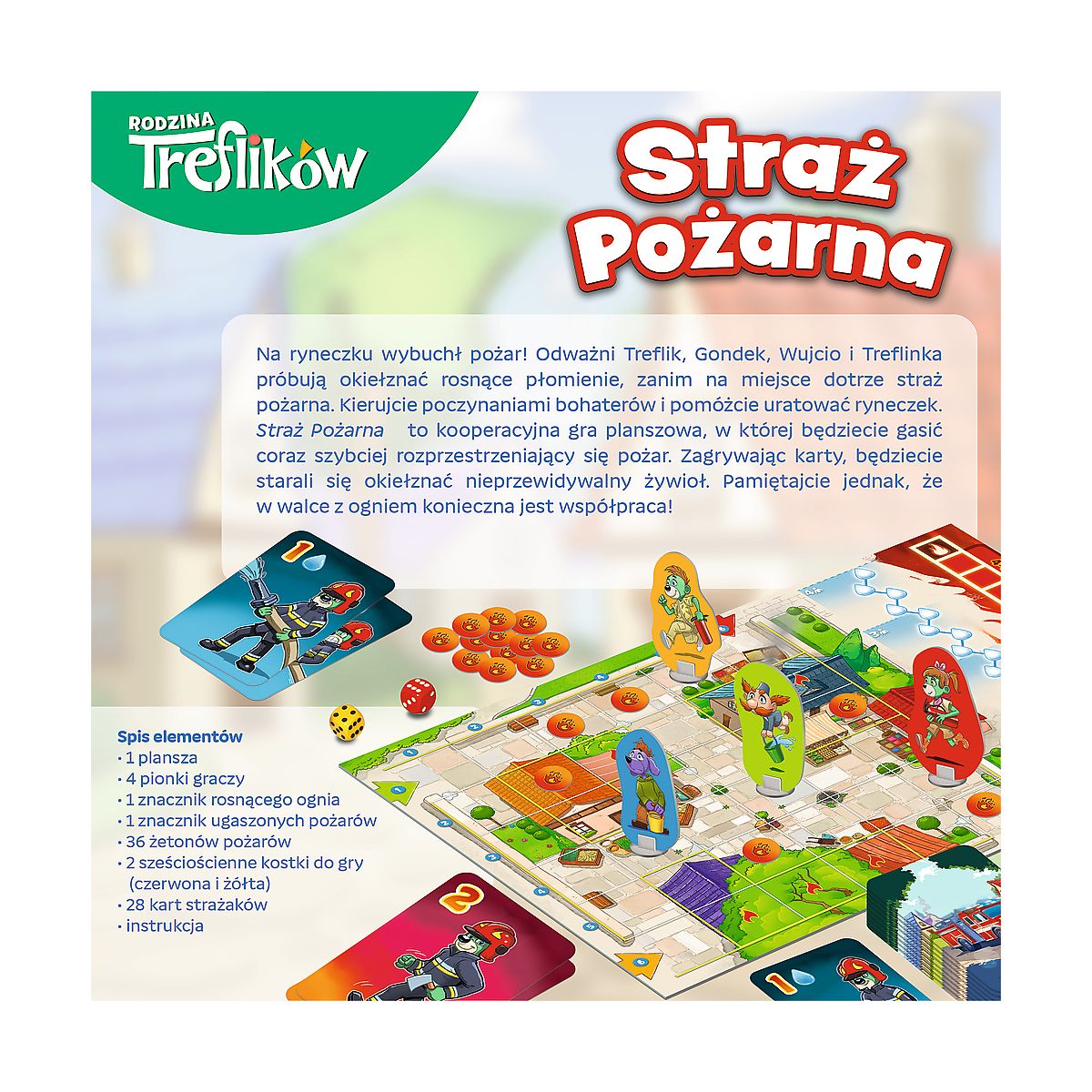 Gra edukacyjna Trefliki Straż pożarna Trefl (02814)