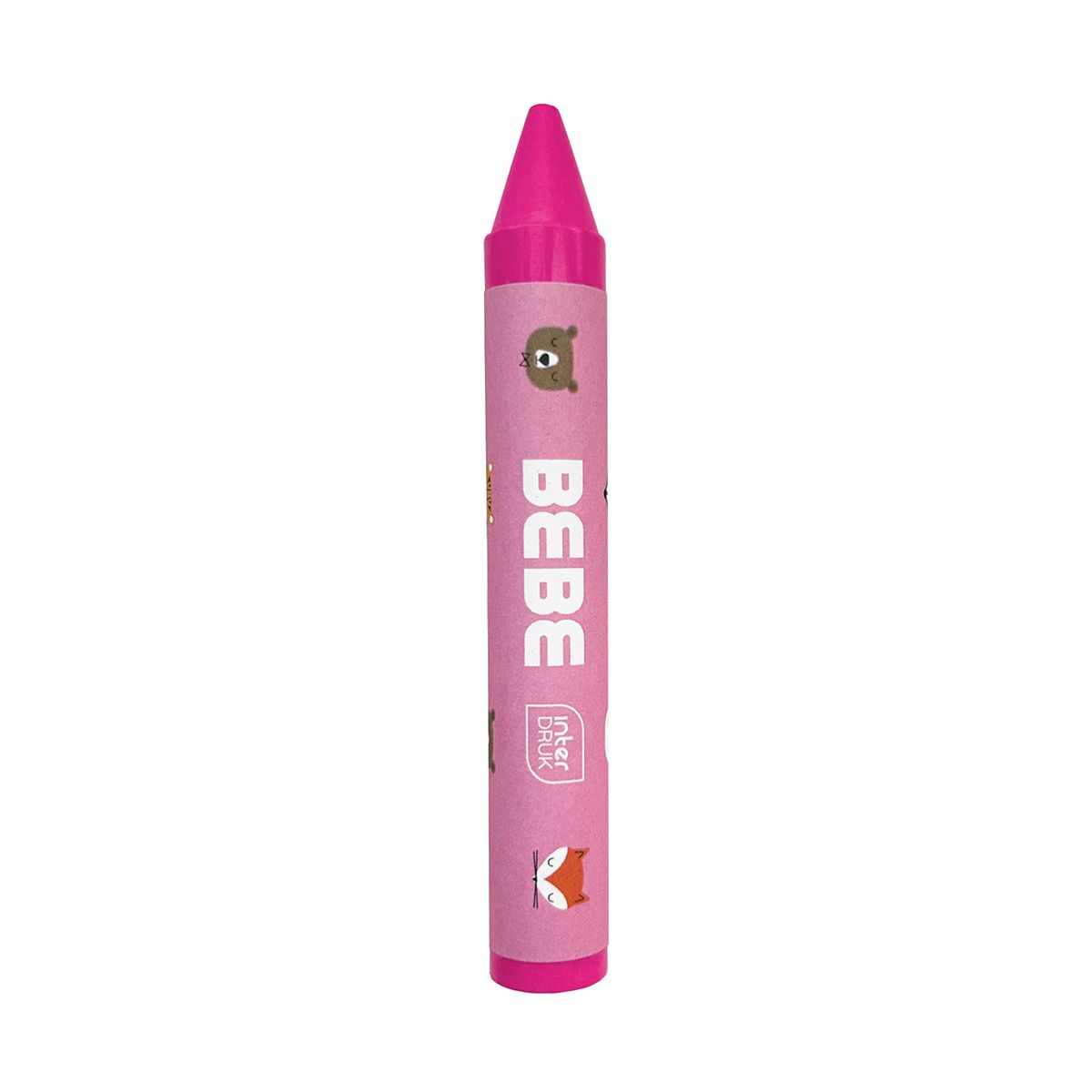 Kredki świecowe Interdruk BB KIDS pastel jumbo 8 kol. (8 kol)