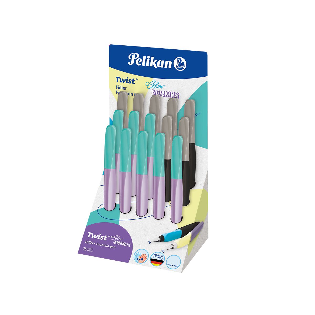 Pióro wieczne Pelikan Twist color blocking (300007992)