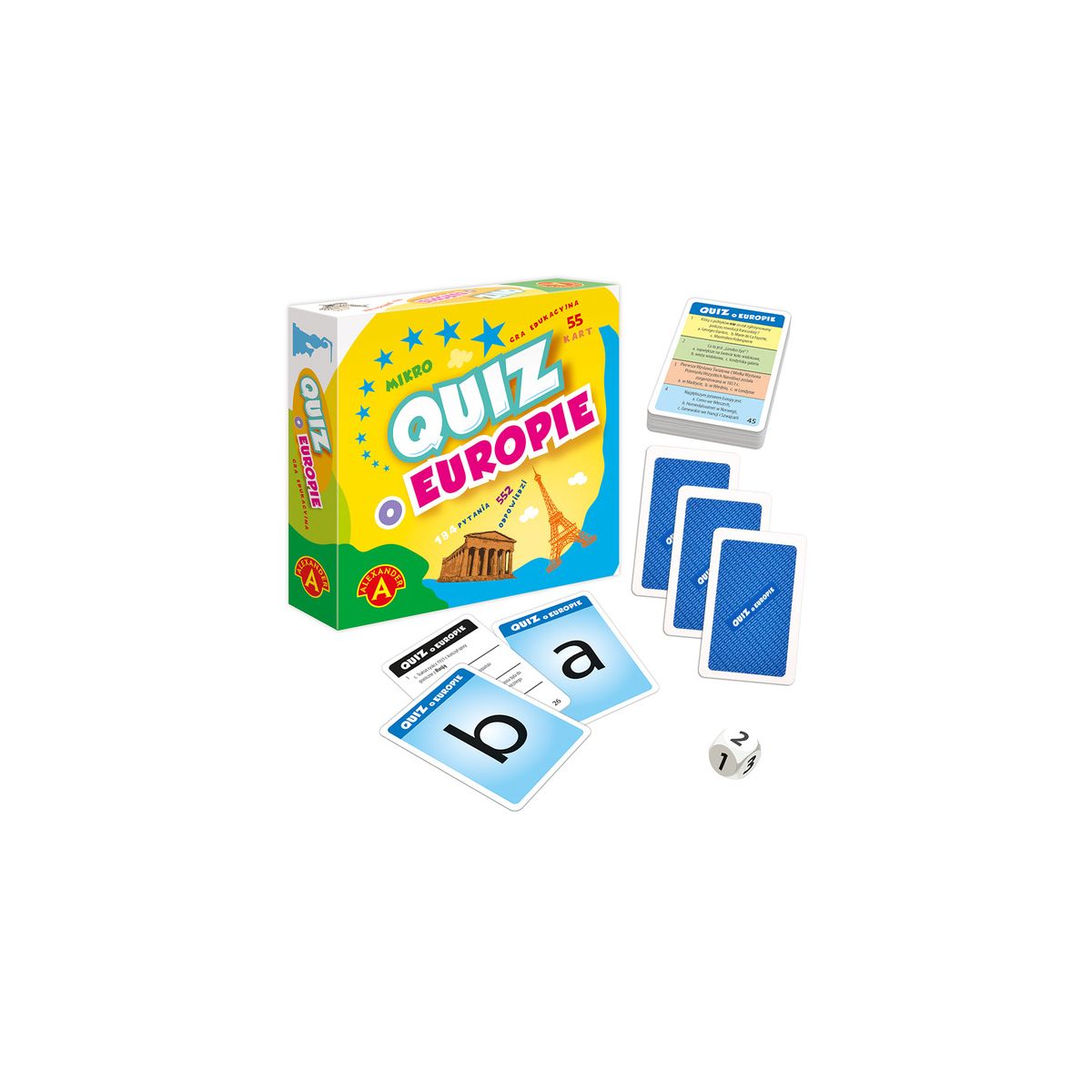 Gra edukacyjna QUIZ o Europie Alexander (8652)