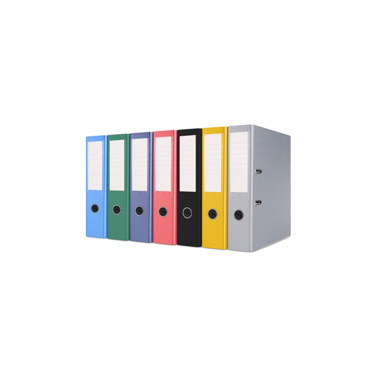 Segregator dźwigniowy Basic z szyną A4 75mm niebieski (21024221-01)