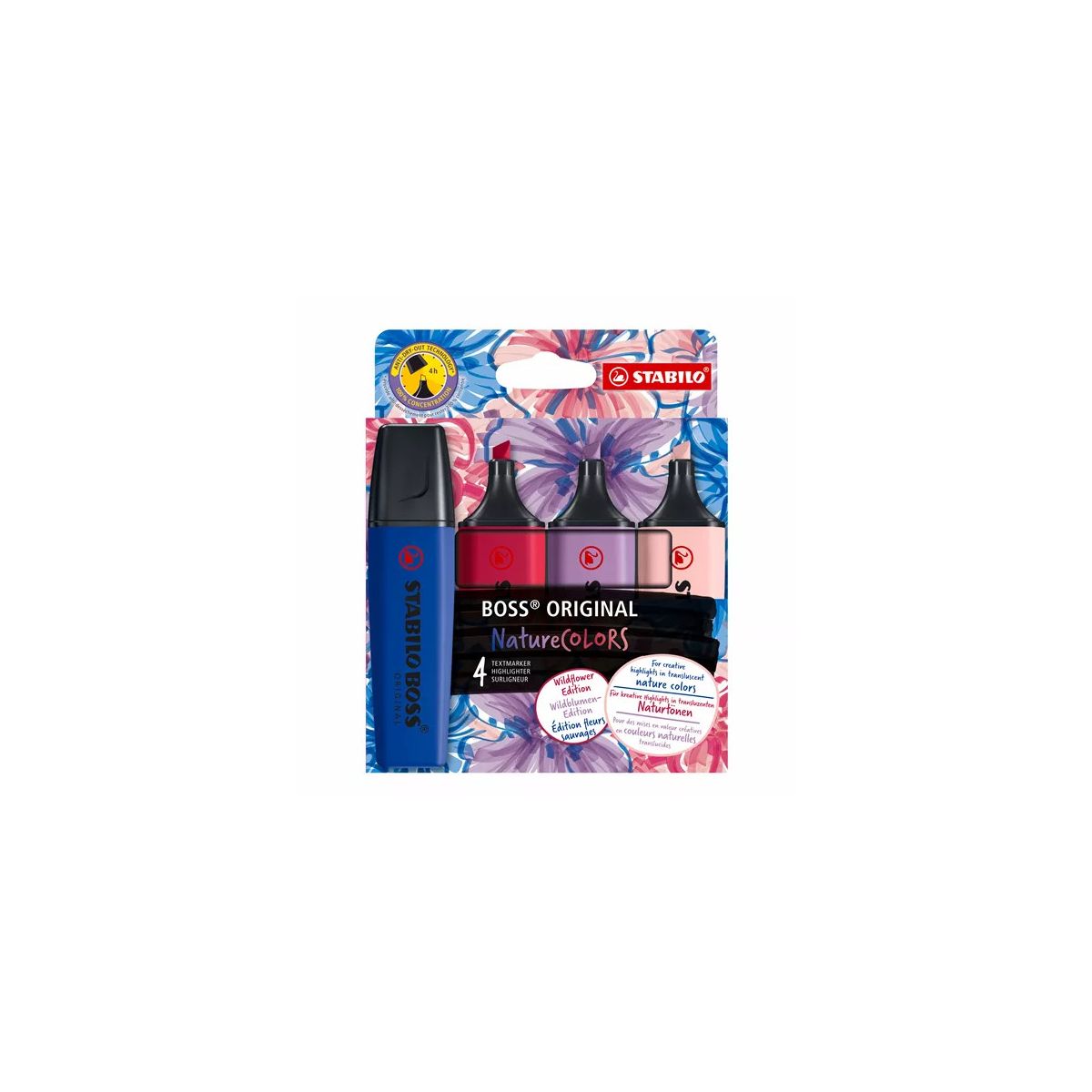 Zakreślacz BOSS nature COL Wild  4m mix 2-5mm Stabilo (70/4-1-103-5)